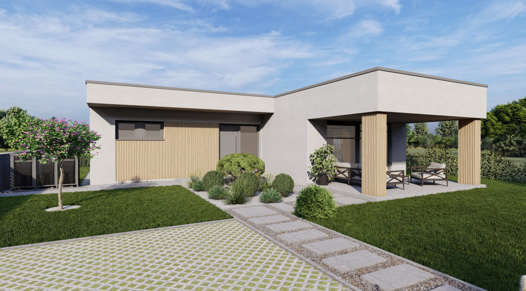 NOVOSTAVBA 3izb.RD v tichej uličke obce Veľké Úľany