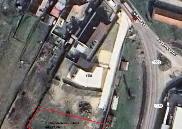 Stavebný pozemok 666 m² na Dlhej (Leninovej) ulici, Veľké Úľany – tichá lokalita na konci obce