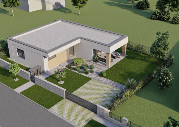 NOVOSTAVBA 3izb.RD v tichej uličke obce Veľké Úľany